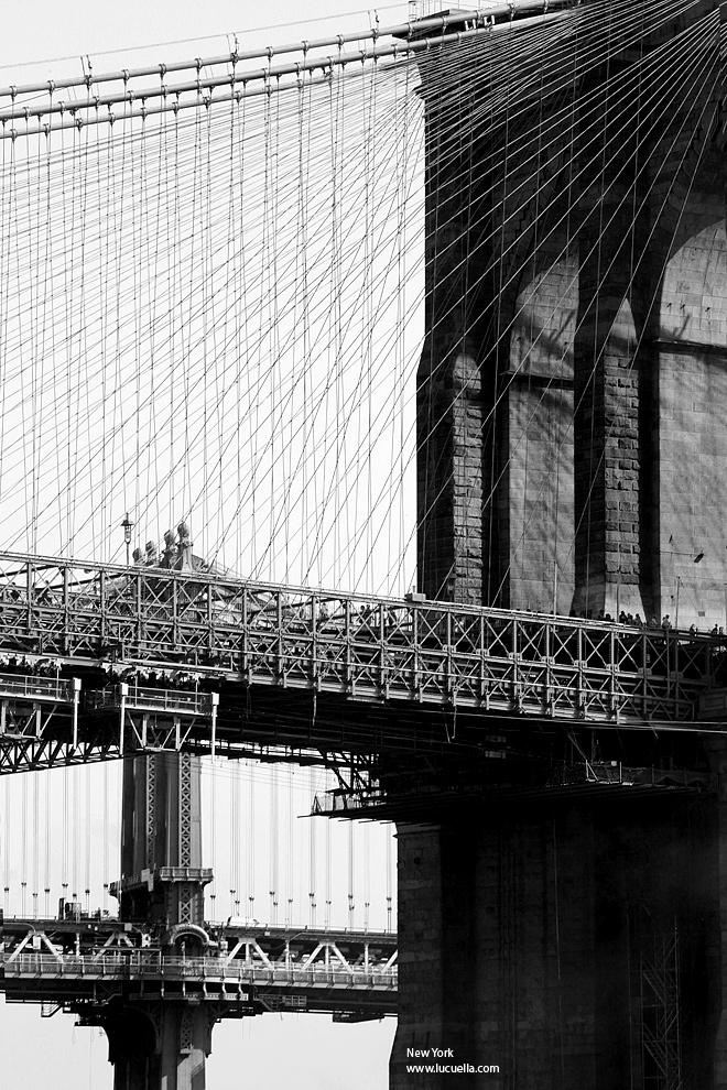 Brooklyn and Manhattan Bridges - New York
