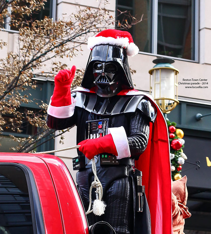 Star Wars characters in the RTC christmas parade 2014