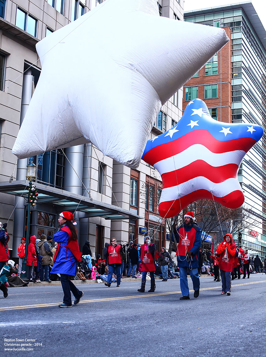 Reston parade, balloons