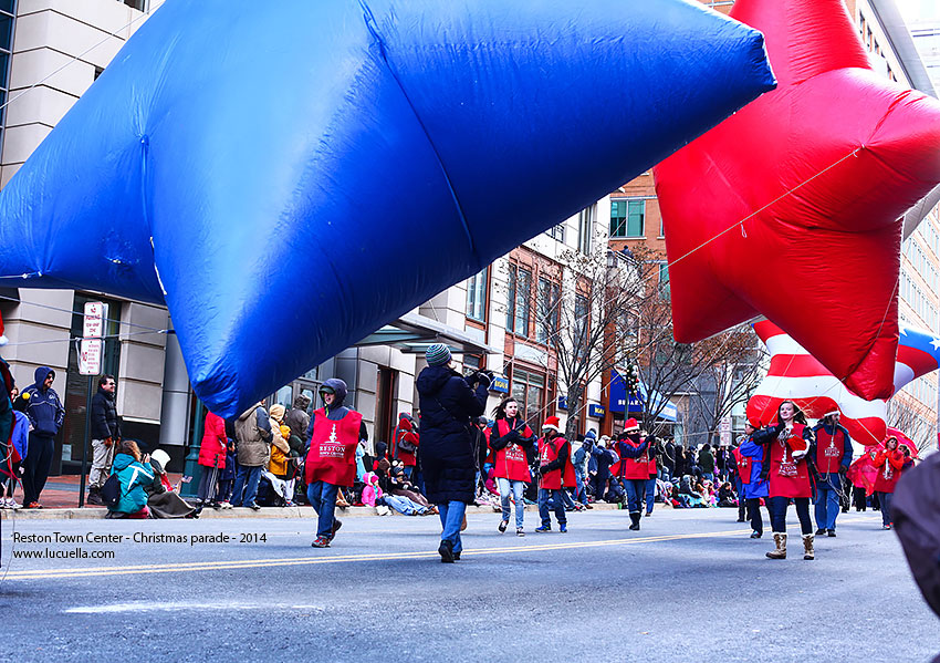 Reston parade, balloons