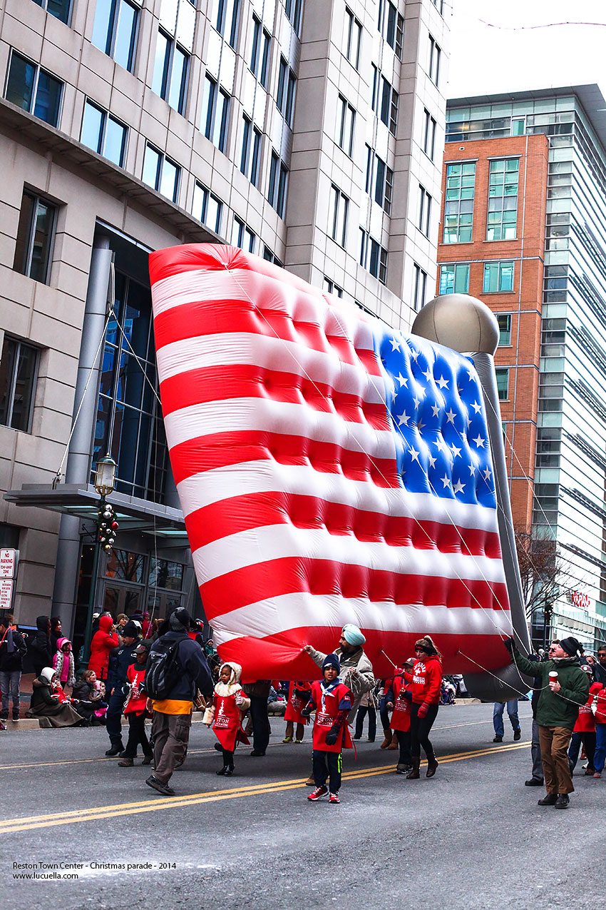 Reston parade, balloons